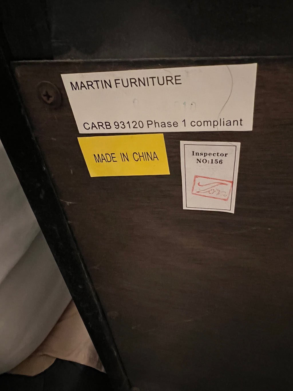 Pair of Martin Furniture Black Nightstands