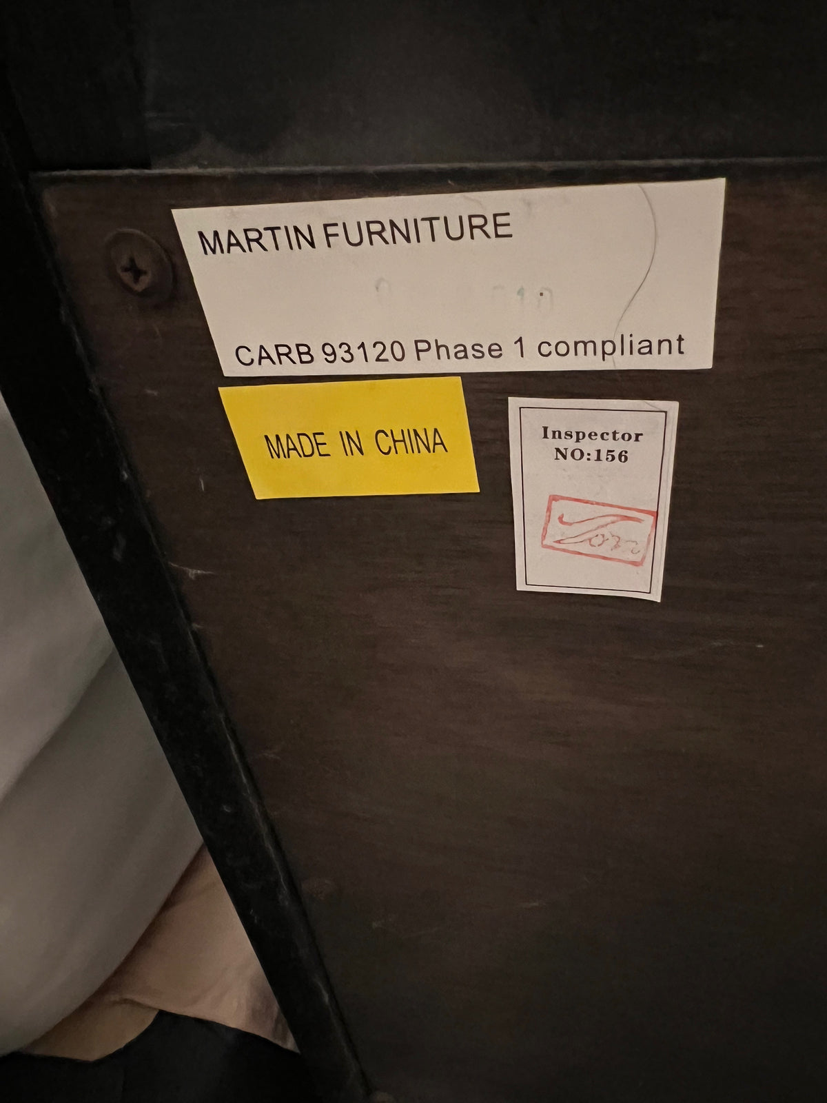 Pair of Martin Furniture Black Nightstands