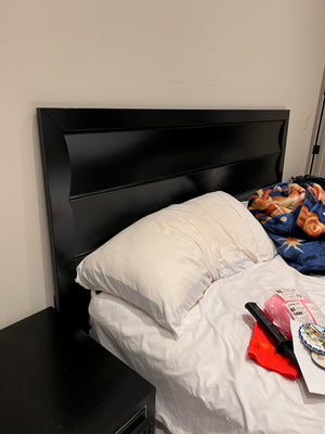 Black King 'Wavy' Headboard