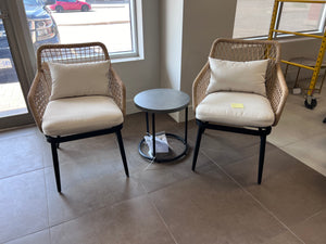 3 pc Set-  2 Chairs + Side Table