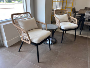 3 pc Set-  2 Chairs + Side Table