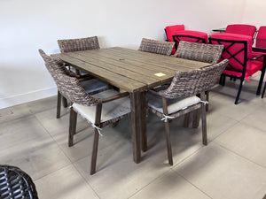 Willow Springs Dining Table + 6 Chairs