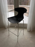 Black Echo Stool by DomItalia, Made in Italy (**retail $512) (*4 available- sold individually- select quantity)
