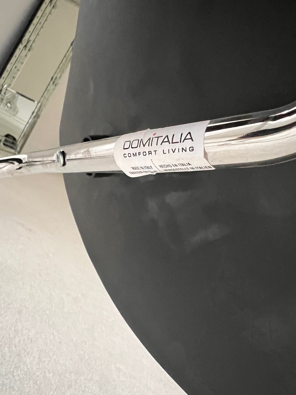 Black Echo Stool by DomItalia, Made in Italy (**retail $512) (*4 available- sold individually- select quantity)