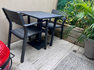 3pc "Garden Art" Outdoor Patio Bistro Set