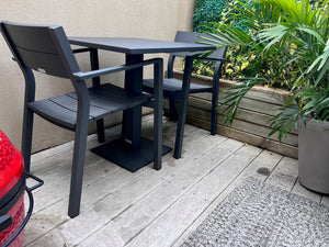3pc "Garden Art" Outdoor Patio Bistro Set