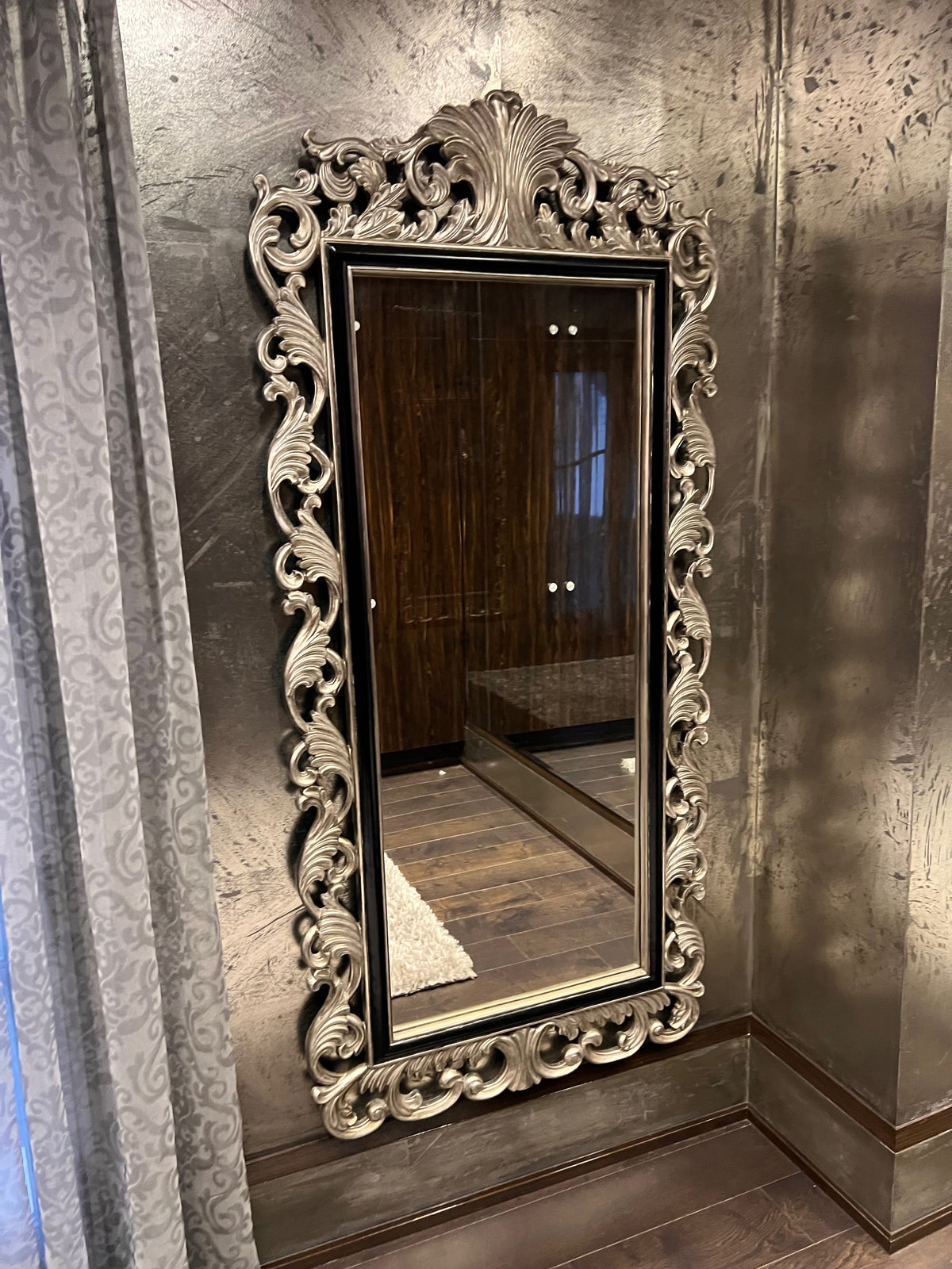 Martin Daniel Interiors Silver Full Length Mirror (*2 available- sold individually- select quantity)