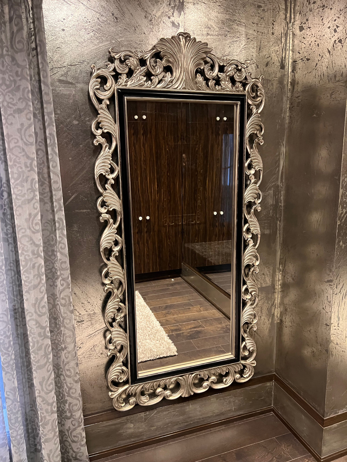 Martin Daniel Interiors Silver Full Length Mirror (*2 available- sold individually- select quantity)