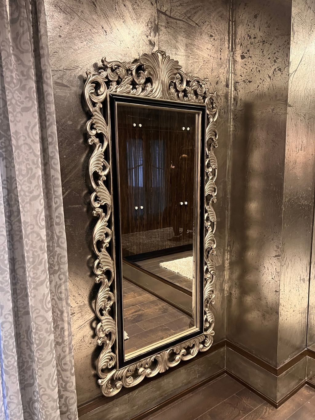 Martin Daniel Interiors Silver Full Length Mirror (*2 available- sold individually- select quantity)