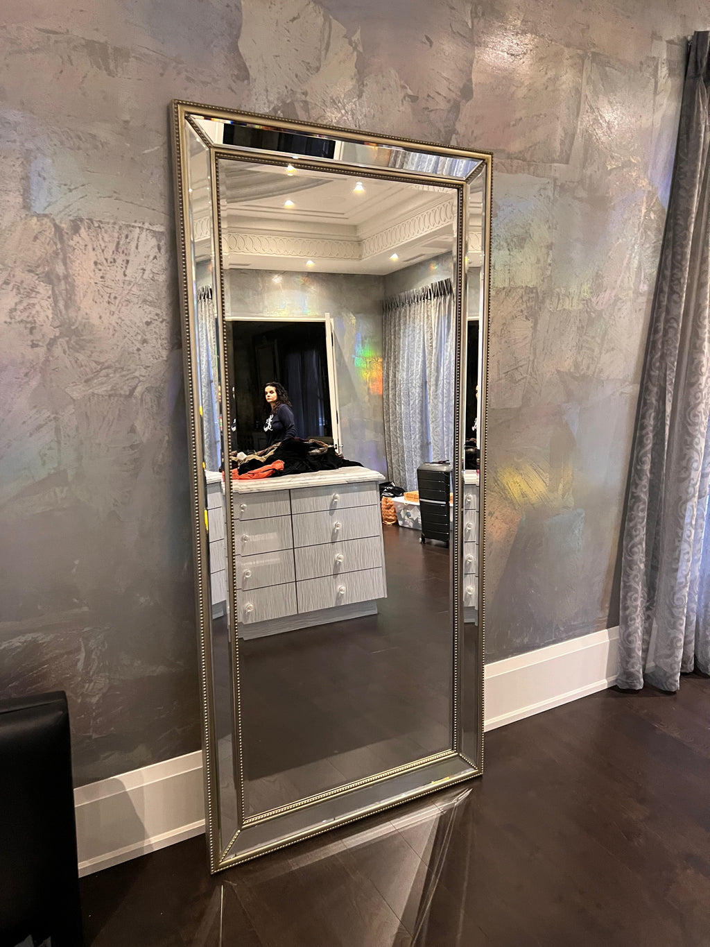 Ren-Wil MT943 Full Length Mirror with Fine Beaded Frame (*retail $1,000)
