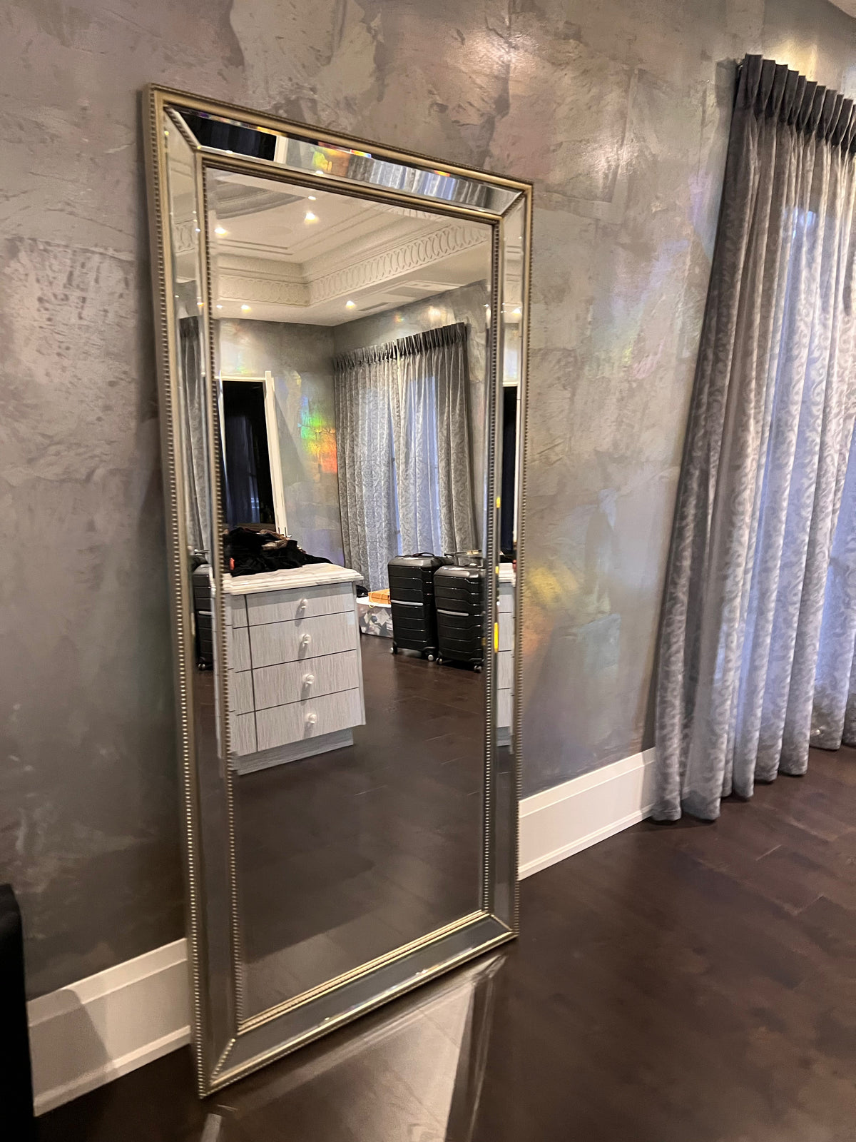 Ren-Wil MT943 Full Length Mirror with Fine Beaded Frame (*retail $1,000)