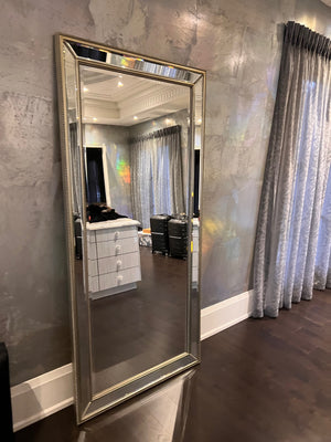 Ren-Wil MT943 Full Length Mirror with Fine Beaded Frame (*retail $1,000)