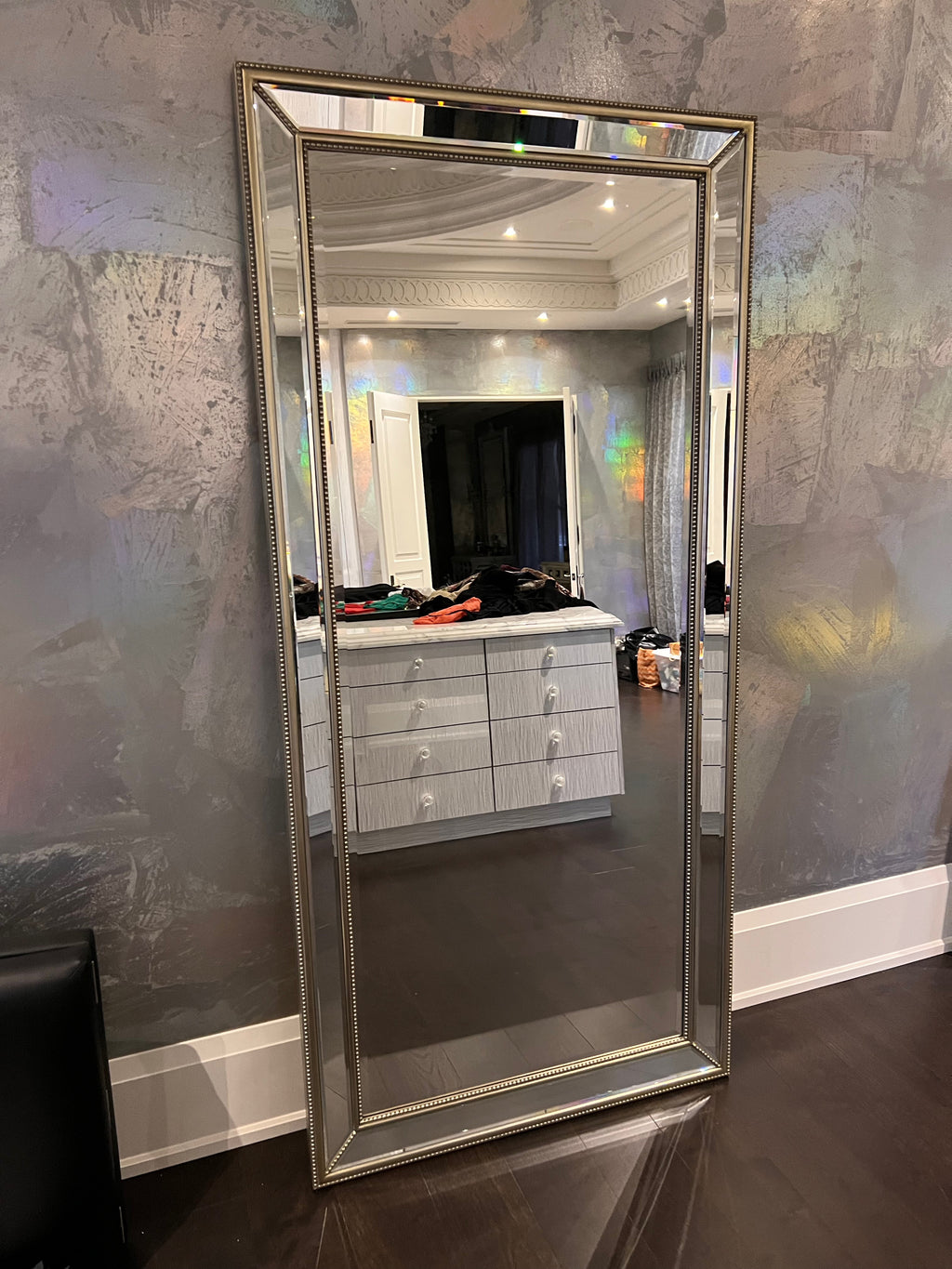 Ren-Wil MT943 Full Length Mirror with Fine Beaded Frame (*retail $1,000)