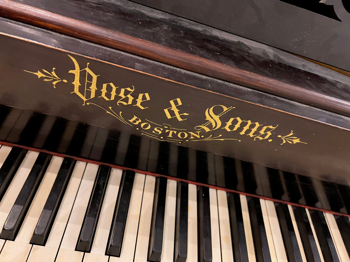 Antique Vose & Sons, Boston Square Grand Piano, circa 1860