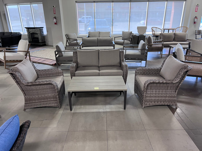 4pc Wicker Conversation Set