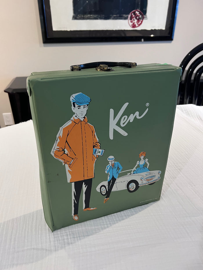 RARE 1963 Vintage Canadian issued Ken Doll Case, from Mattel