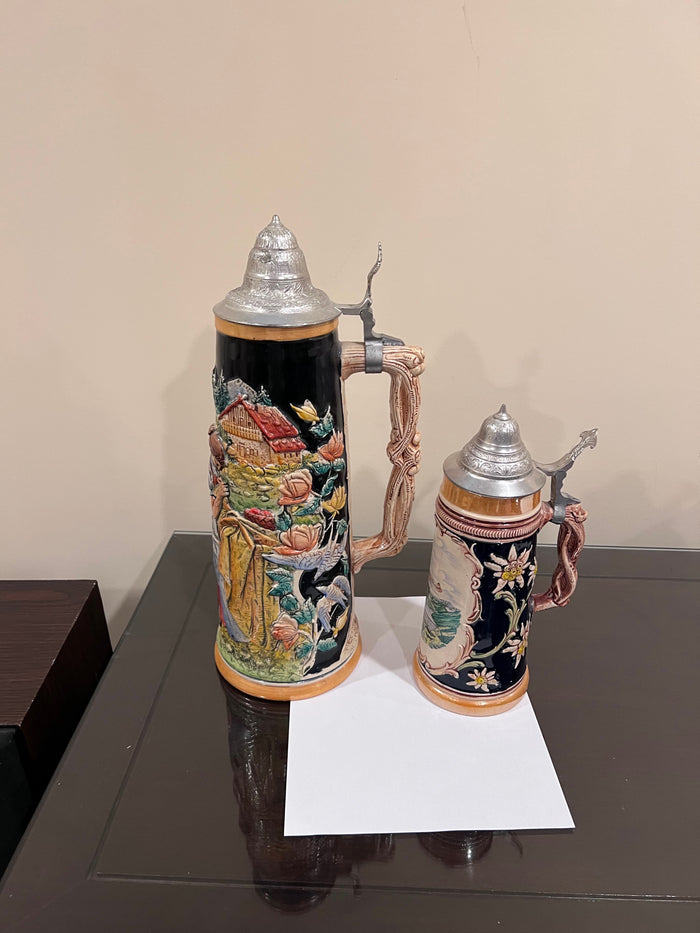 2 Authentic German Beer Steins