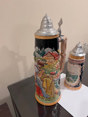 2 Authentic German Beer Steins