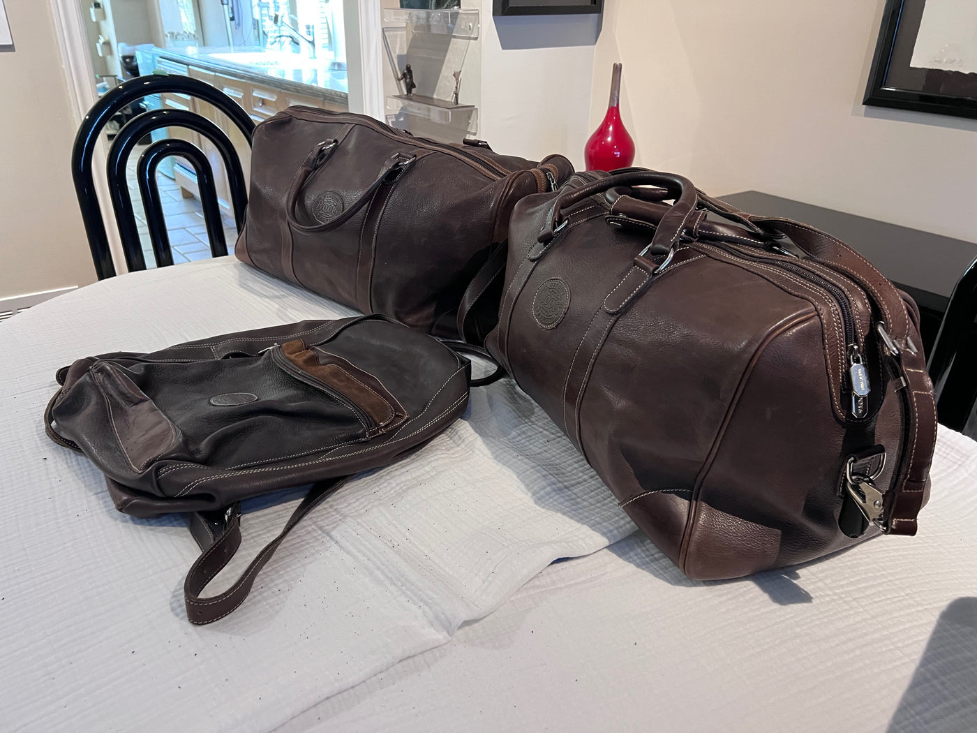 Roots leather bags clearance