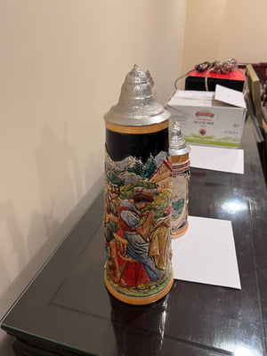 2 Authentic German Beer Steins