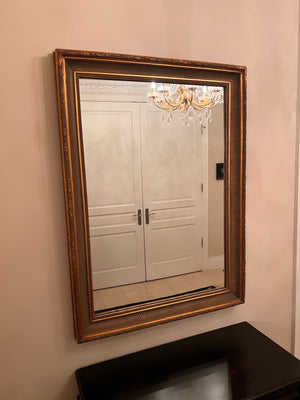 Ornate Gold Gilded Mirror