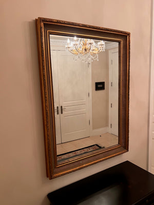 Ornate Gold Gilded Mirror