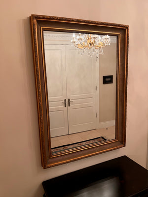Ornate Gold Gilded Mirror