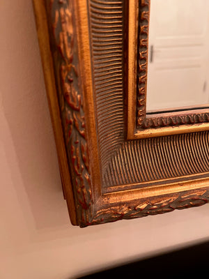 Ornate Gold Gilded Mirror