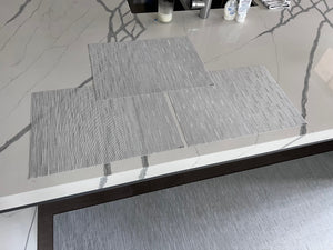 3 CHILEWICH BAMBOO Rectangular Placemats, MOONLIGHT (*retail $70)