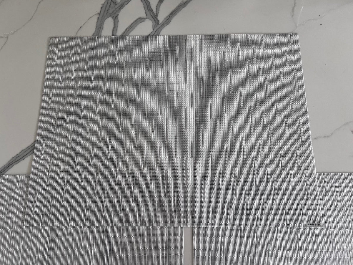 3 CHILEWICH BAMBOO Rectangular Placemats, MOONLIGHT (*retail $70)