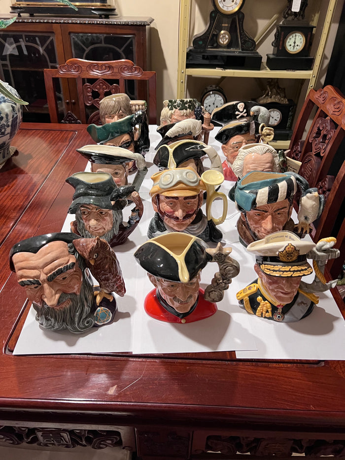 Royal Doulton Large Toby Mug Lot of 15