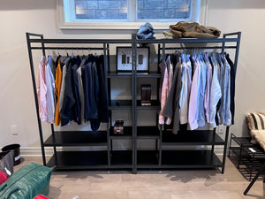 2 Free Standing Closet Organizers