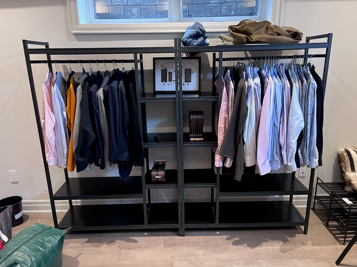2 Free Standing Closet Organizers