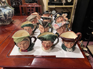 Royal Doulton Large Toby Mug Lot of 12