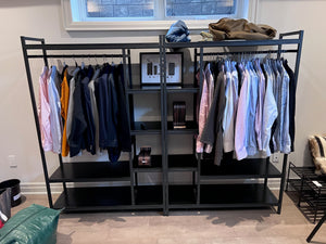2 Free Standing Closet Organizers