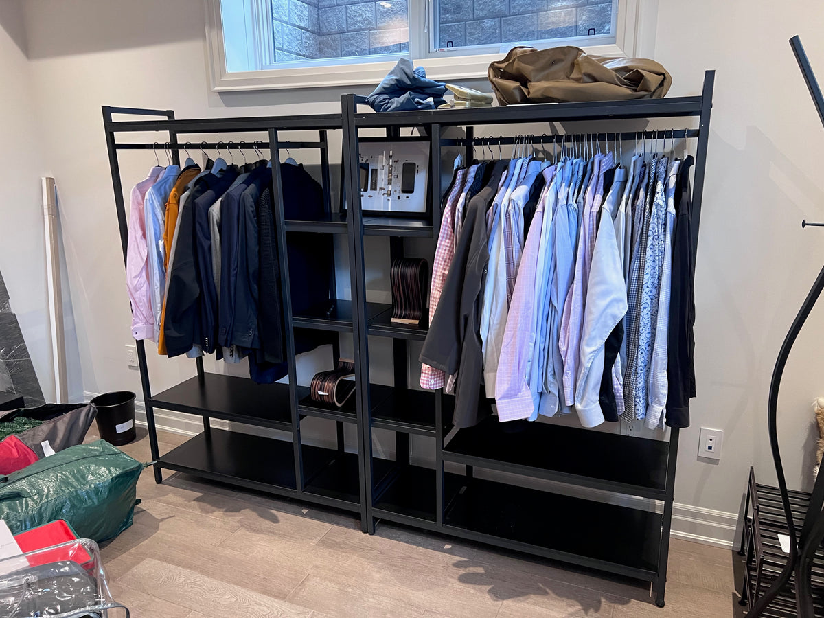 2 Free Standing Closet Organizers