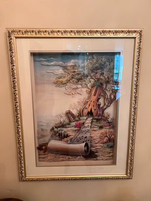 3D Framed Art, Signed by David Silong