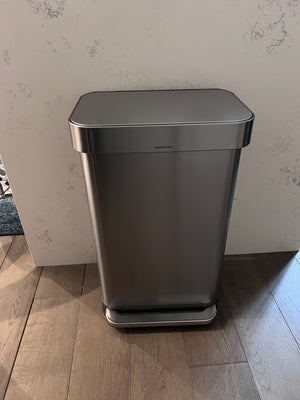 *LIKE NEW Simplehuman 45L Rectangular Step Can (*retail $180)