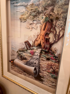 3D Framed Art, Signed by David Silong