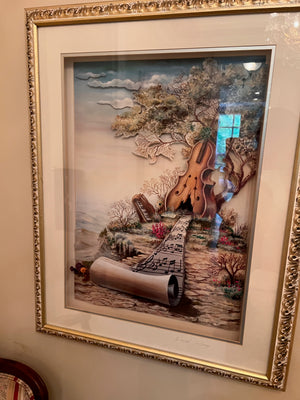 3D Framed Art, Signed by David Silong