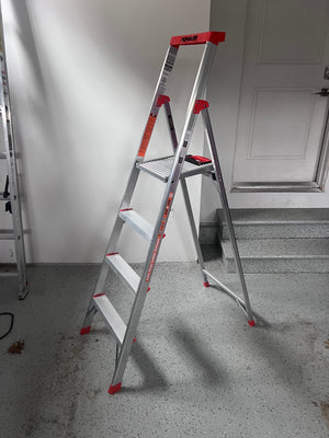 *LIKE NEW Little Giant Flip-N-Lite Aluminum Platform Step Ladder - 6'ft - 15270-001 (*retail $290)