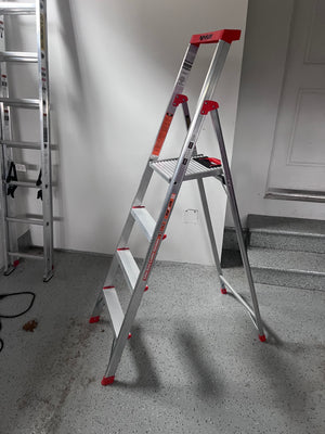 *LIKE NEW Little Giant Flip-N-Lite Aluminum Platform Step Ladder - 6'ft - 15270-001 (*retail $290)