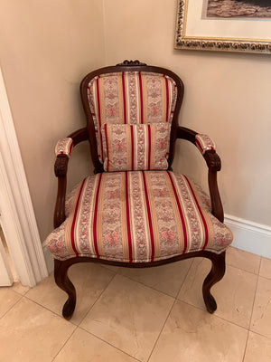 Vintage Louis XV Rococo Armchair