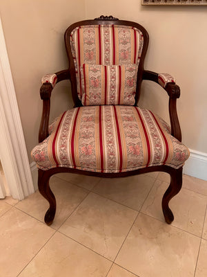 Vintage Louis XV Rococo Armchair