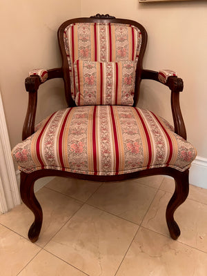 Vintage Louis XV Rococo Armchair