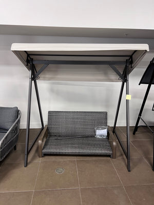 2 Person Wicker Swing (chains need to be assembled)