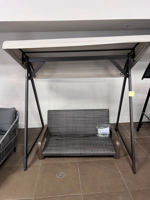 2 Person Wicker Swing (chains need to be assembled)