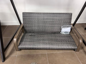 2 Person Wicker Swing (chains need to be assembled)