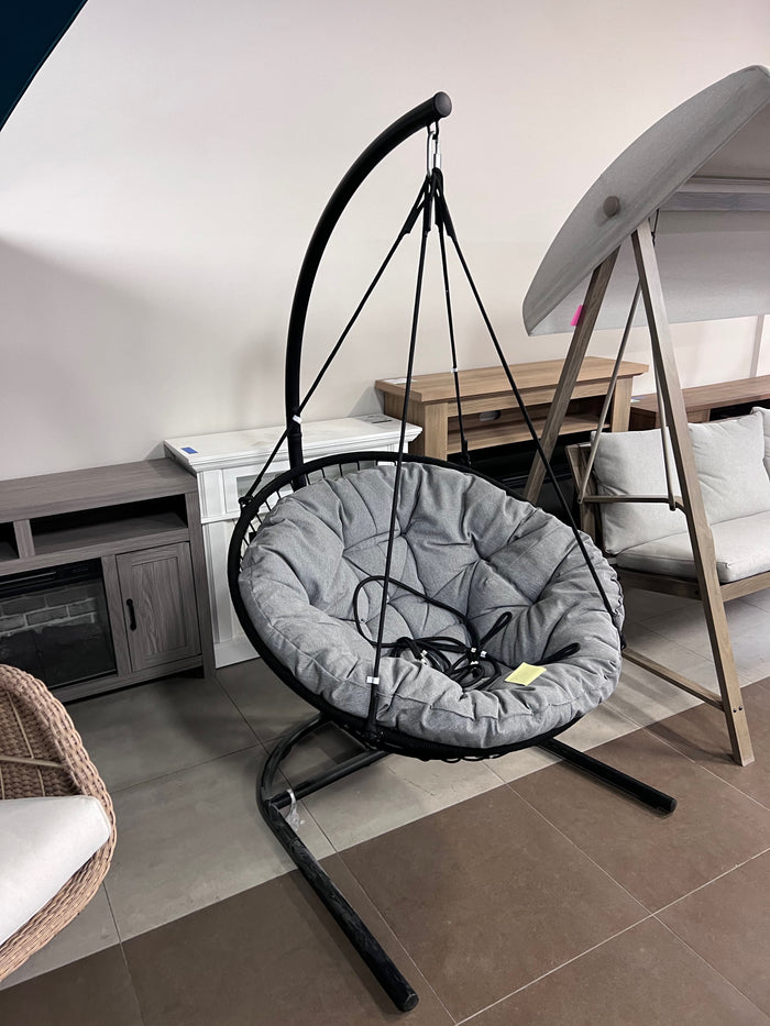 Egg Hammock Chair with Grey Cushion