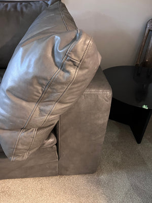Restoration Hardware Cloud Leather Sofa, Italian Berkshire Leather in Stone